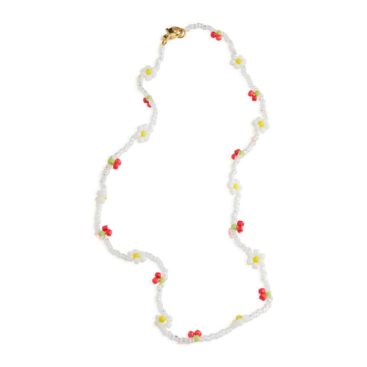 Lovis - Collar de Cuentas de Cereza y Flor