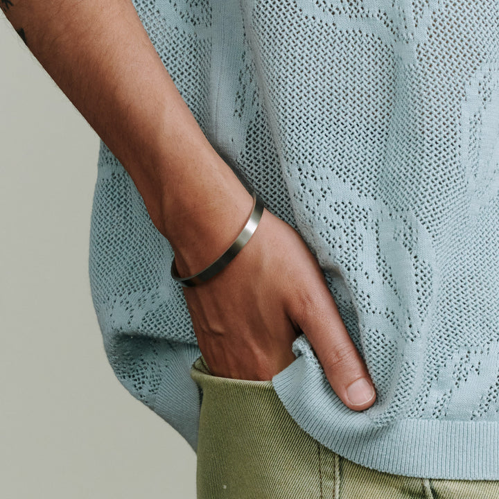 Tristan - Pulsera Brazalete Elegante Acero Inoxidable