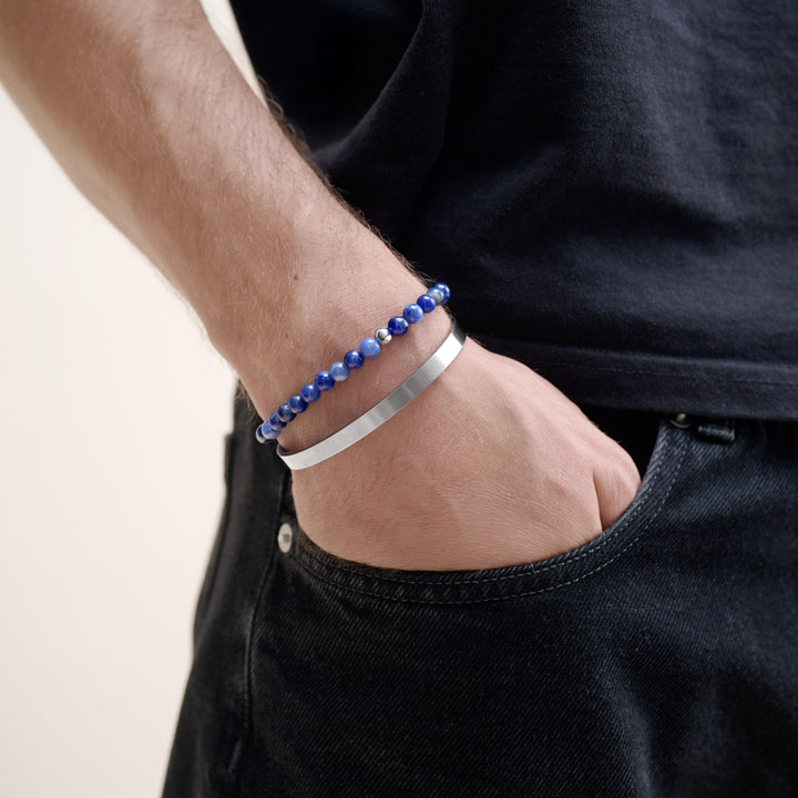 Tristan - Pulsera Brazalete Elegante Acero Inoxidable