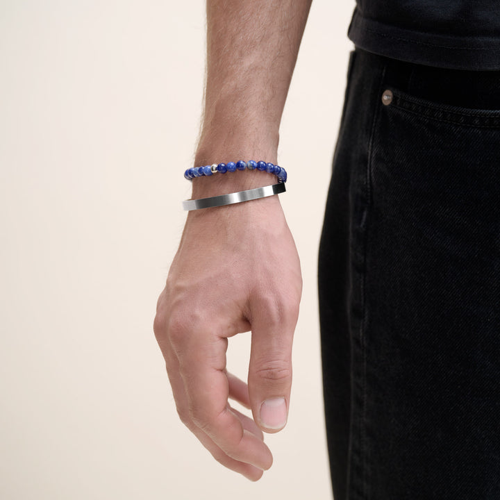 Tristan - Pulsera Brazalete Elegante Acero Inoxidable