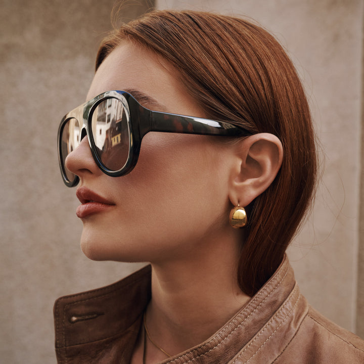 Selena - Chunky Stud Earrings Stainless Steel