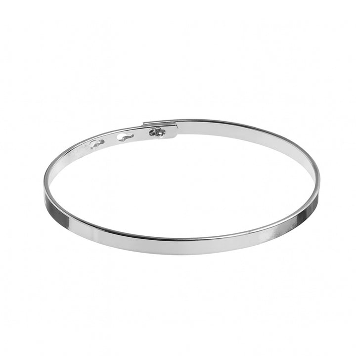 Gisele - Pulsera Esencial de Brazalete de Acero Inoxidable