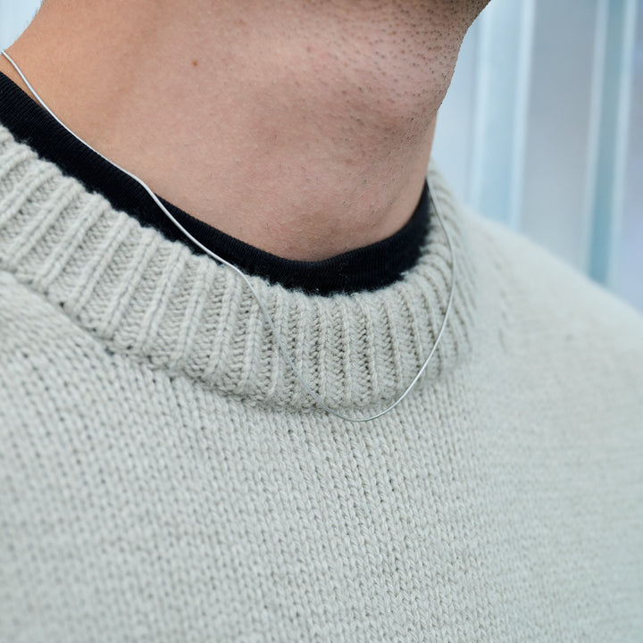 Fox - Collar de cadena de acero inoxidable