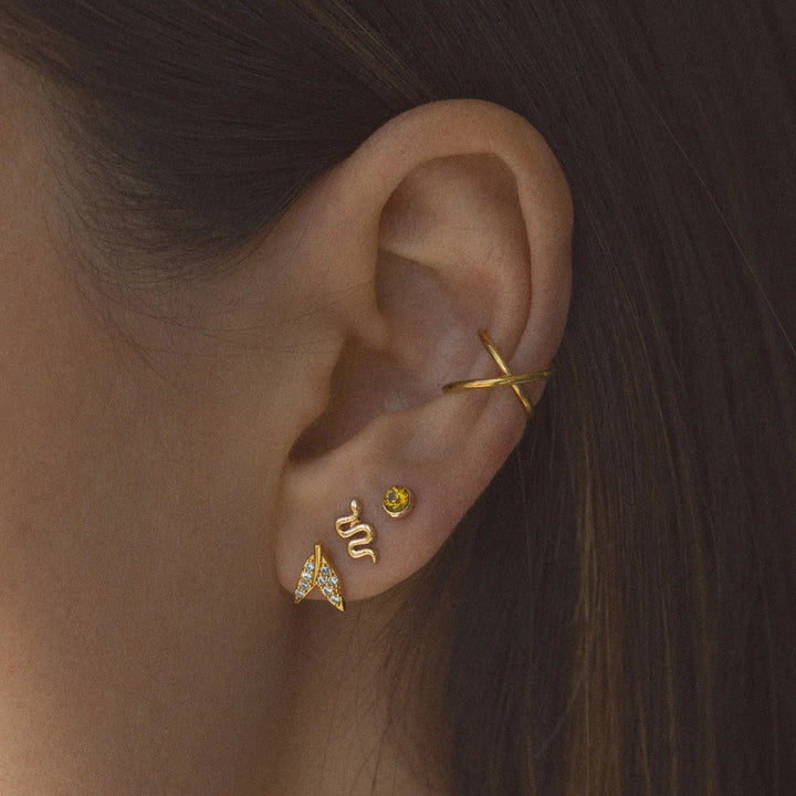 Liza - Mini Snake Stud Earrings Timi of Sweden