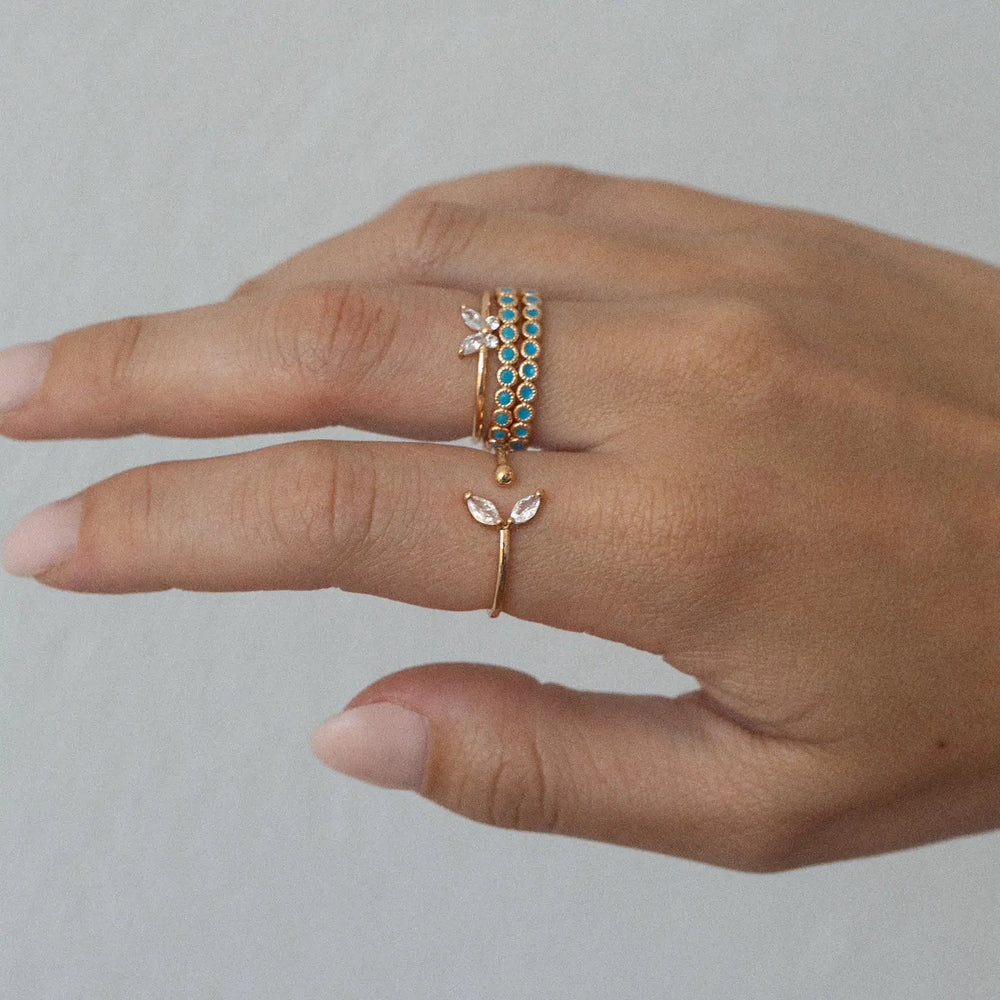 Riya - Anillo Turquesa Oriental Timi of Sweden