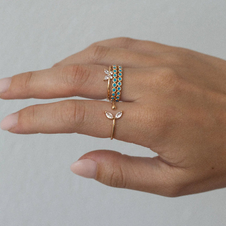 Riya - Anillo Turquesa Oriental Timi of Sweden
