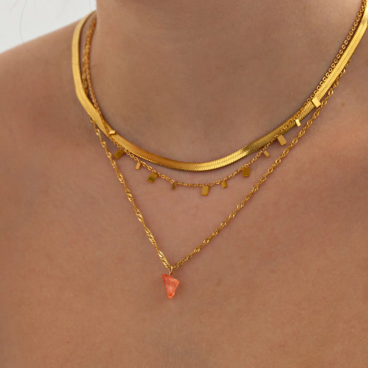 Isolde - Carnelian Necklace Timi of Sweden