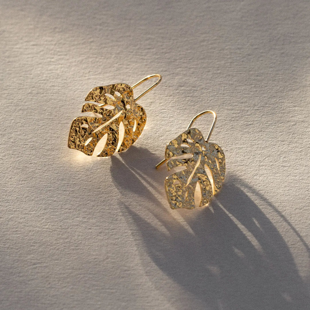 Arwa - Monstera Earrings Timi of Sweden