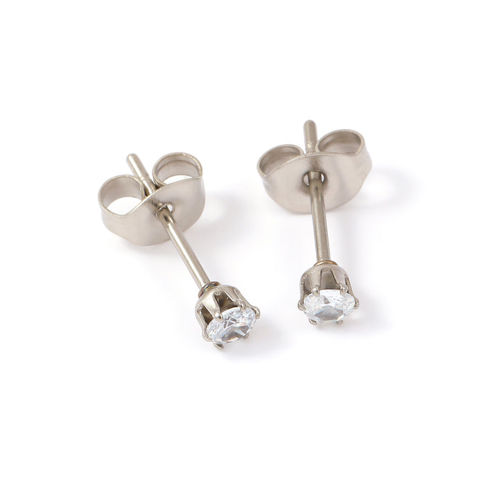 Anais- Crystal Stud Earrings Stainless Steel