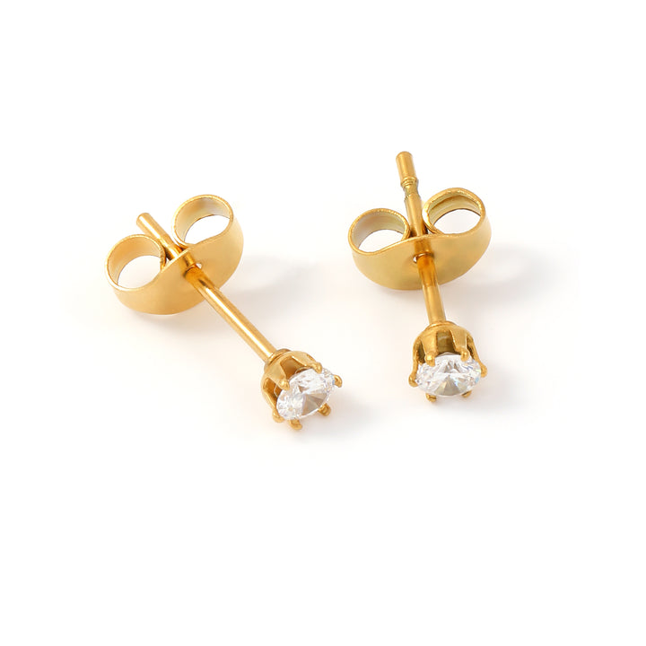 Anais- Crystal Stud Earrings Stainless Steel
