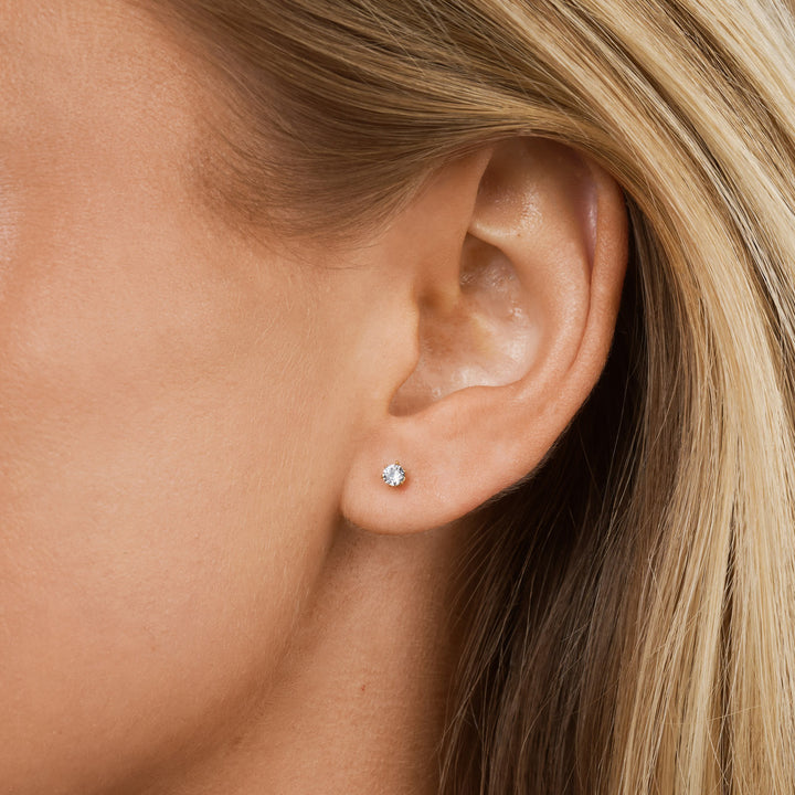 Anais- Crystal Stud Earrings Stainless Steel