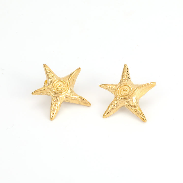 Malin - Starfish Stud Earrings Stainless Steel
