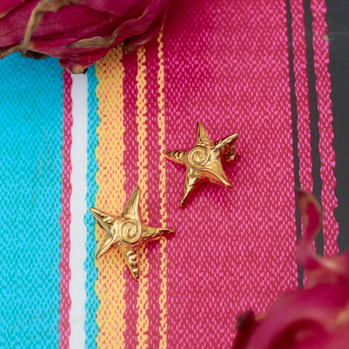 Malin - Starfish Stud Earrings Stainless Steel