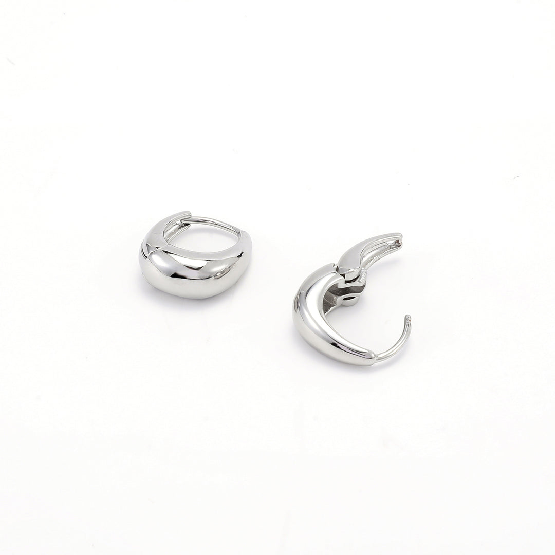 Hedvig - Classic Wide Hoop Earring Stainless Steel