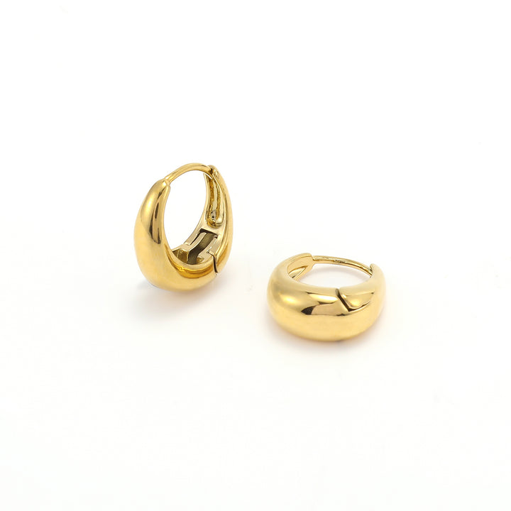 Hedvig - Classic Wide Hoop Earring Stainless Steel