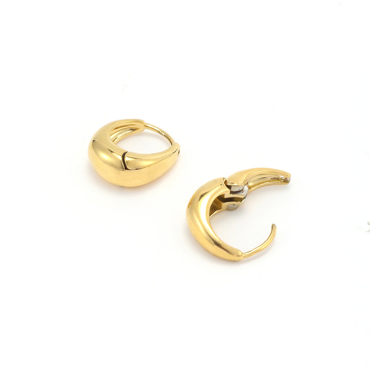 Hedvig - Classic Wide Hoop Earring Stainless Steel