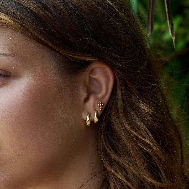 Hedvig - Classic Wide Hoop Earring Stainless Steel