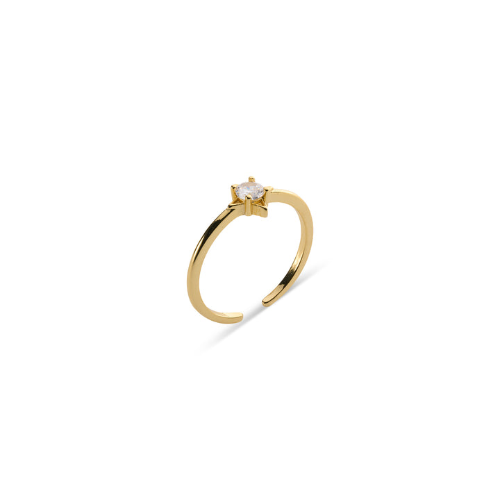 Anillo ajustable Indy - Estrella de cristal