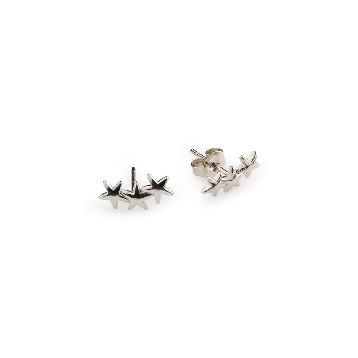 Skylar - Pendientes Mini Escalador de Estrellas de Acero Inoxidable
