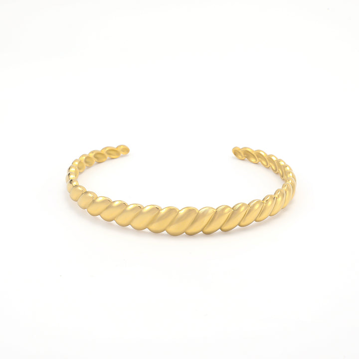 Isabel- Croissant Bangle Bracelet Stainless Steel