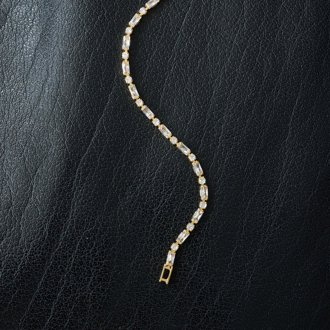 Serena - Pulsera de tenis de cristal