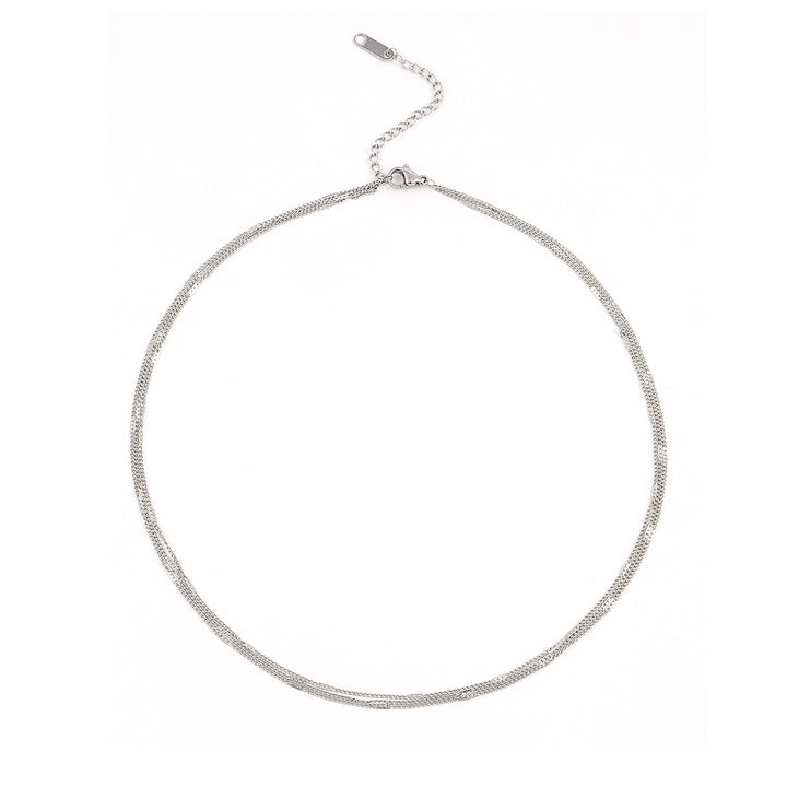 Mika - Collar Multi Cadena Acero Inoxidable