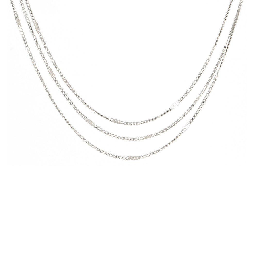 Mika - Collar Multi Cadena Acero Inoxidable