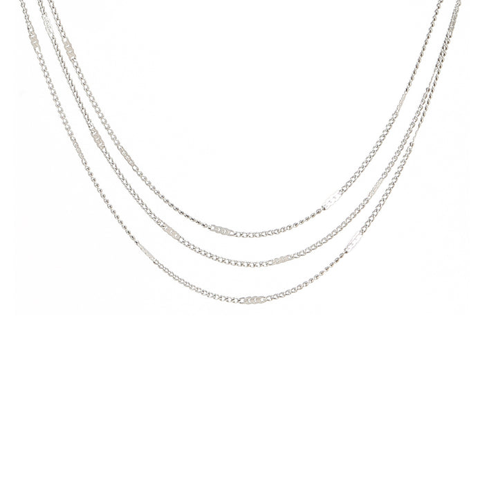Mika - Collar Multi Cadena Acero Inoxidable
