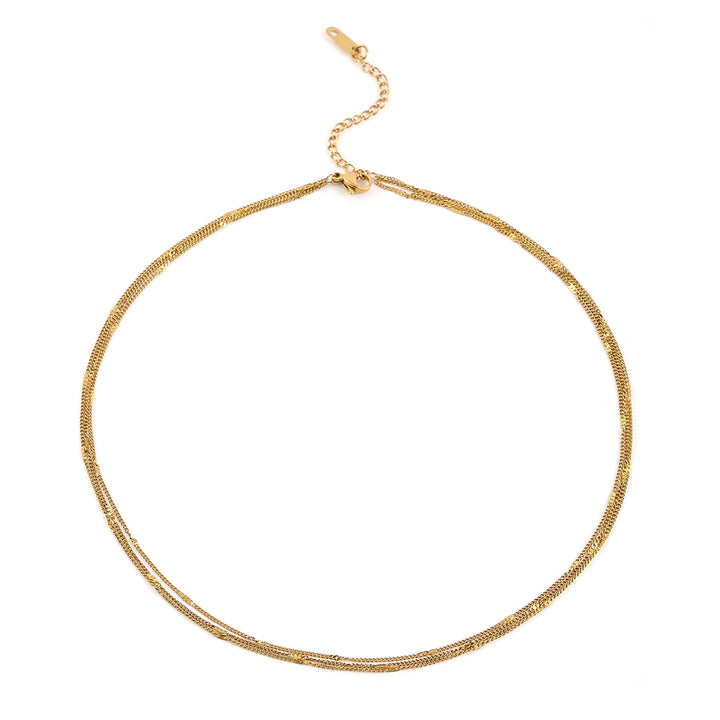 Mika - Collar Multi Cadena Acero Inoxidable