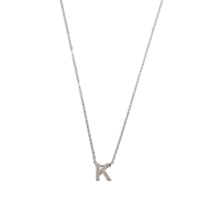 Viola - Collar con letra Acero inoxidable Plata