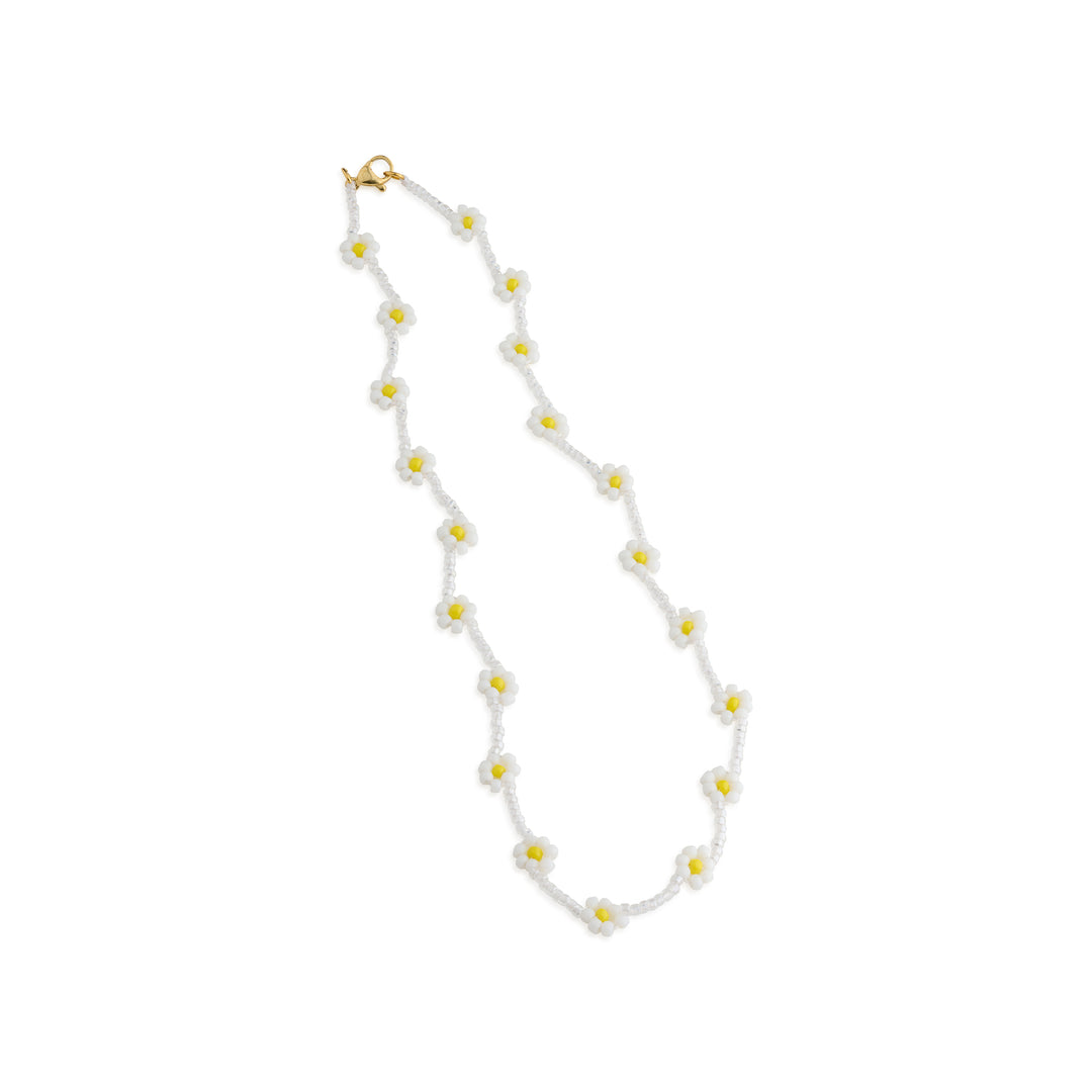 Lise - Collar de cuentas con flores