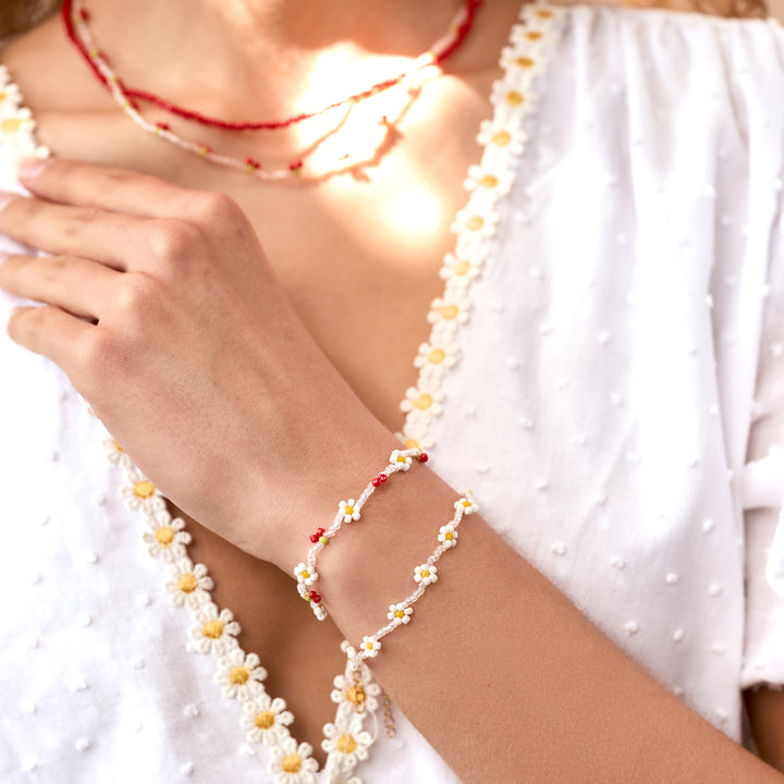 Lovis - Pulsera de Cereza y Flor Blead