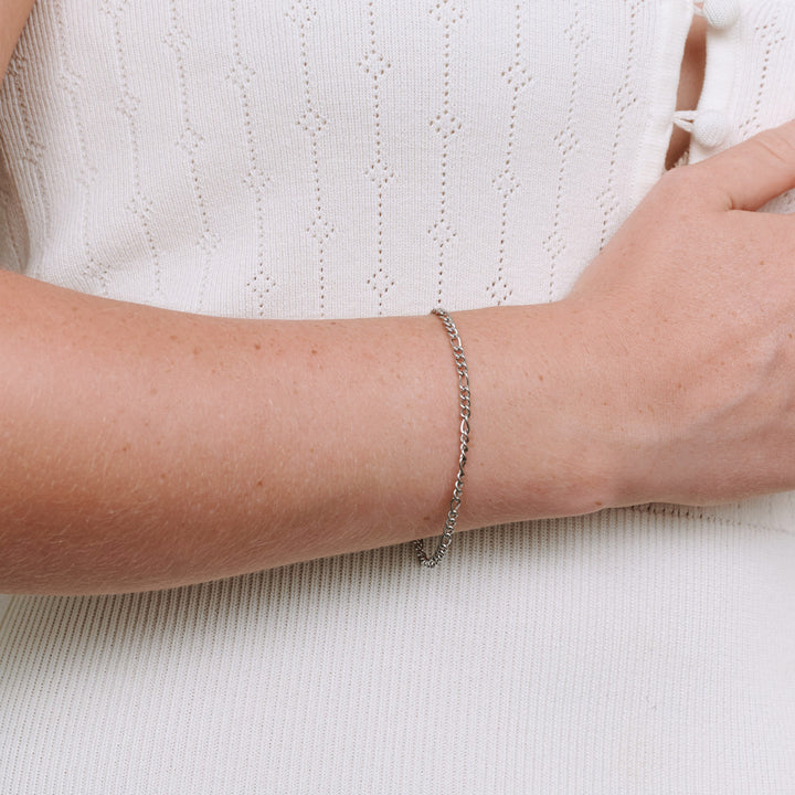 Hedda - Pulsera de cadena de acero inoxidable