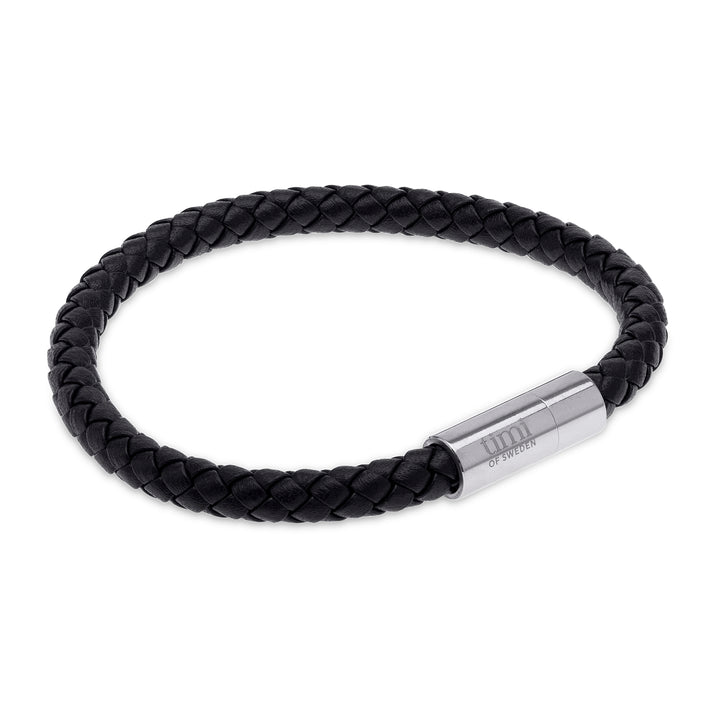 Oliver - Pulsera de cuero Acero inoxidable