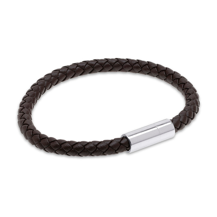 Oliver - Pulsera de cuero Acero inoxidable