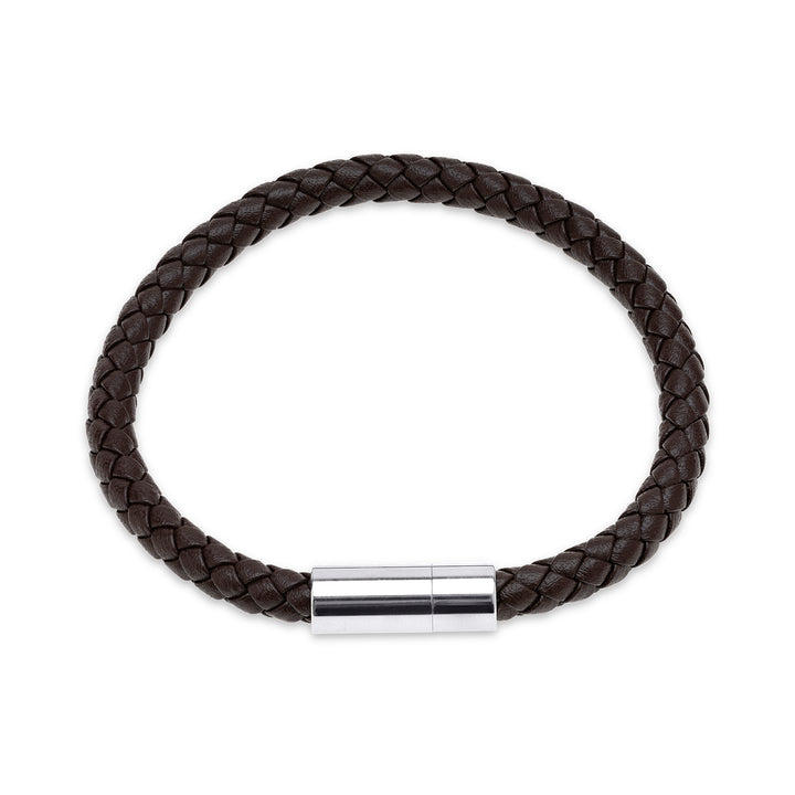 Oliver - Pulsera de cuero Acero inoxidable