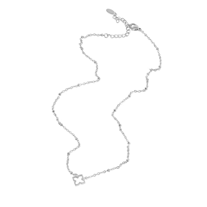 Elfrida - Collar de Trébol de Acero Inoxidable