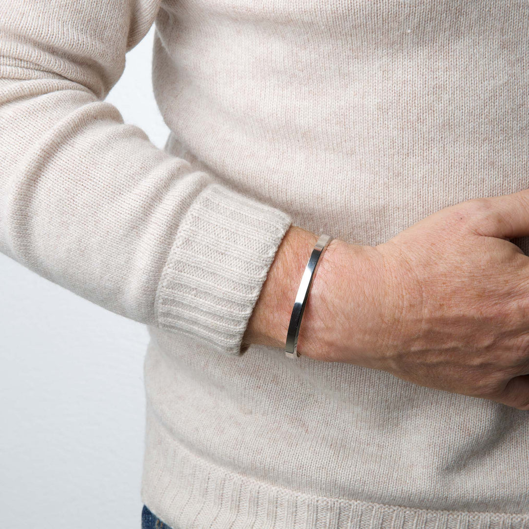 Frans - Pulsera Brazalete Acero Inoxidable