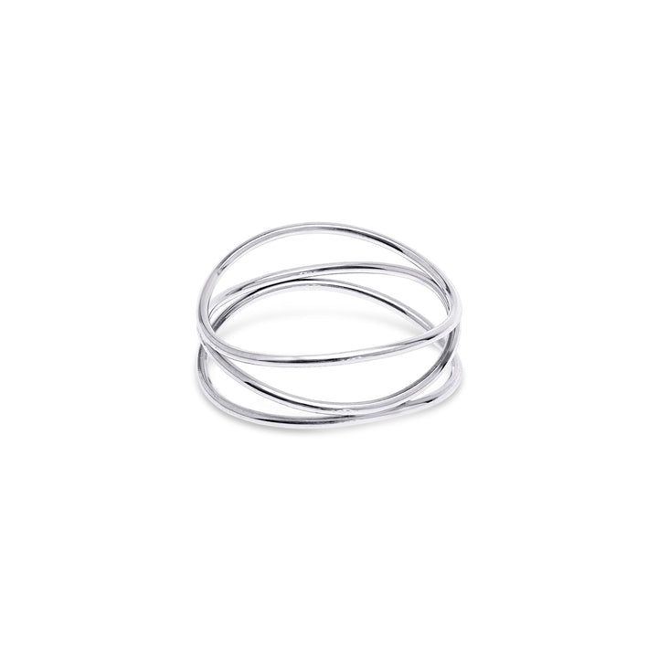 Maria - Anillo entrelazado de acero inoxidable