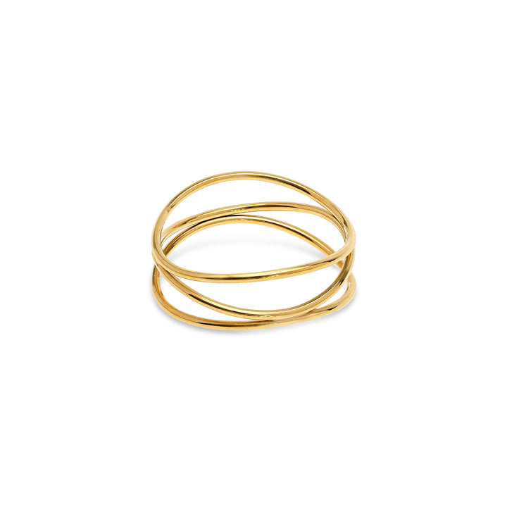 Maria - Anillo entrelazado de acero inoxidable