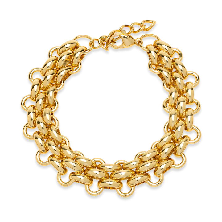 Ruth - Pulsera de Cadena Chunky de Acero Inoxidable