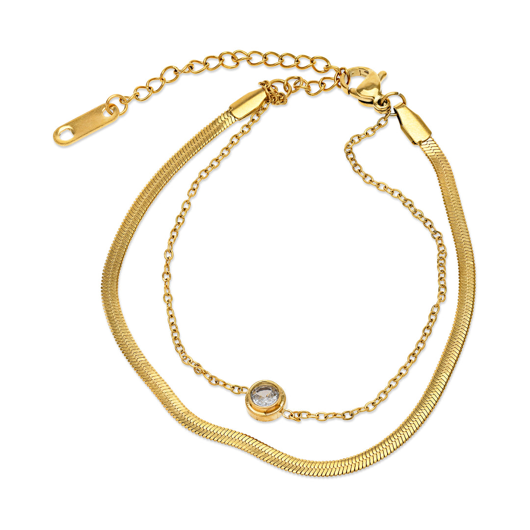 Solvej - Duo Chain Bracelet Stainless Steel