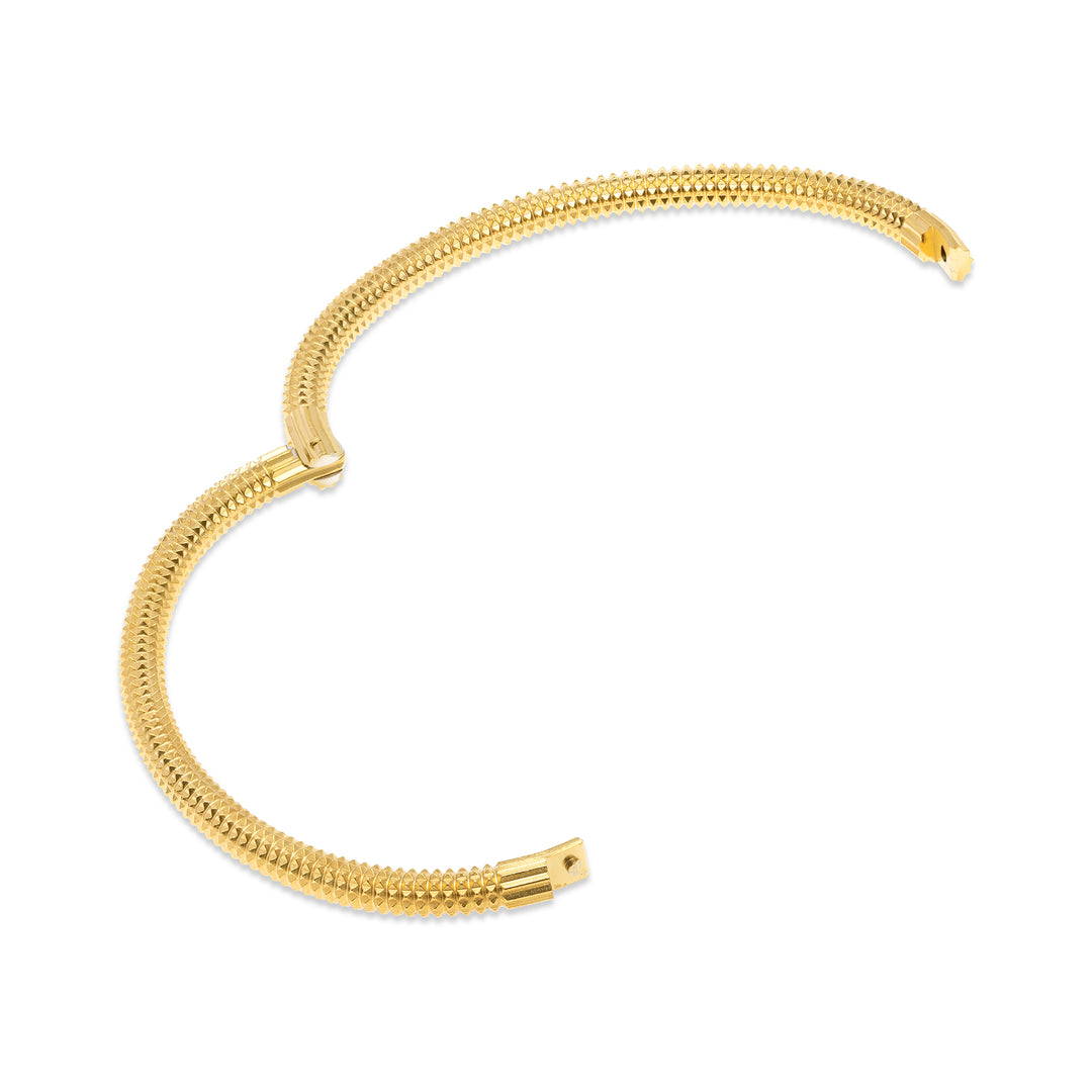 Laerke - Pulsera Redondeada Acero Inoxidable
