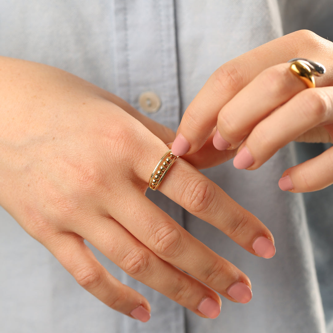 Maggie - Anillo Estructura Acero Inoxidable