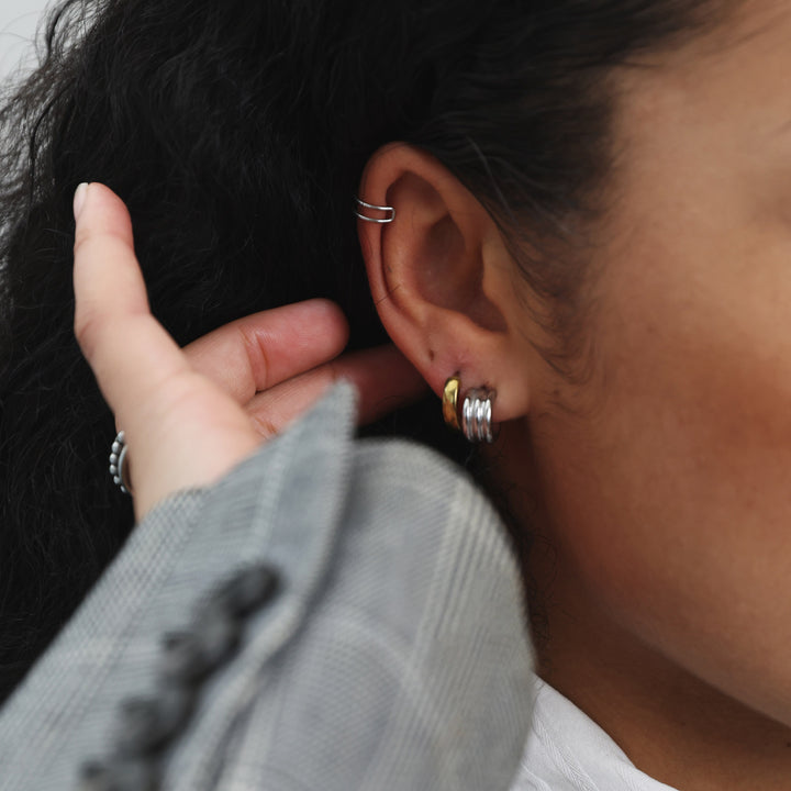 Emme - Delicado Ear Cuff de Acero Inoxidable