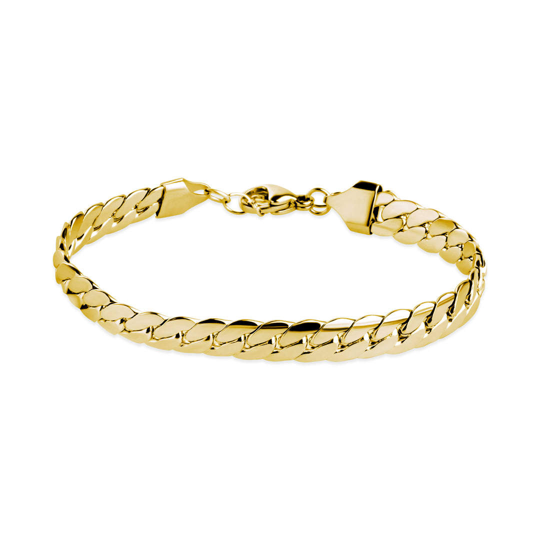 Cornelia - Pulsera de cadena de acero inoxidable