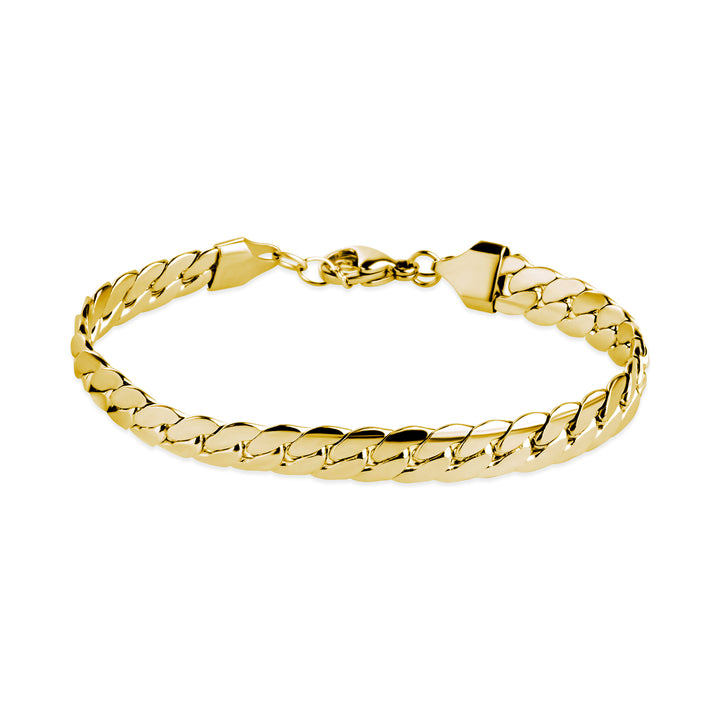 Cornelia - Pulsera de cadena de acero inoxidable