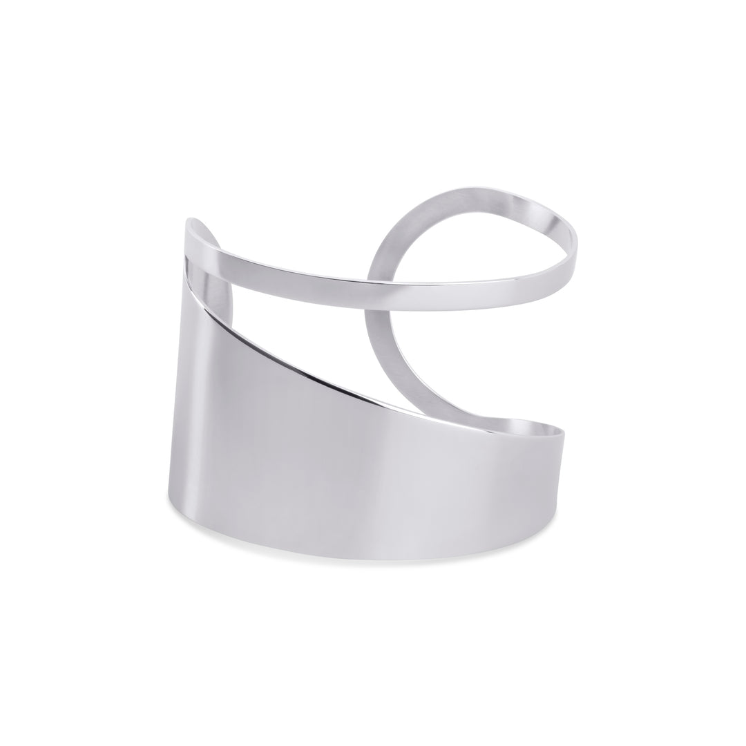 Krista - Chunky Bangle Bracelet Stainless Steel