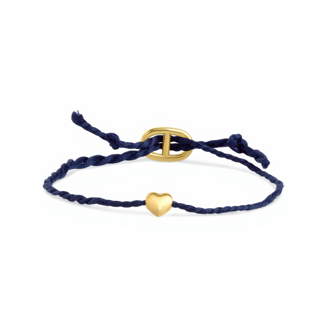 Alex - Pulsera de cuerda de acero inoxidable