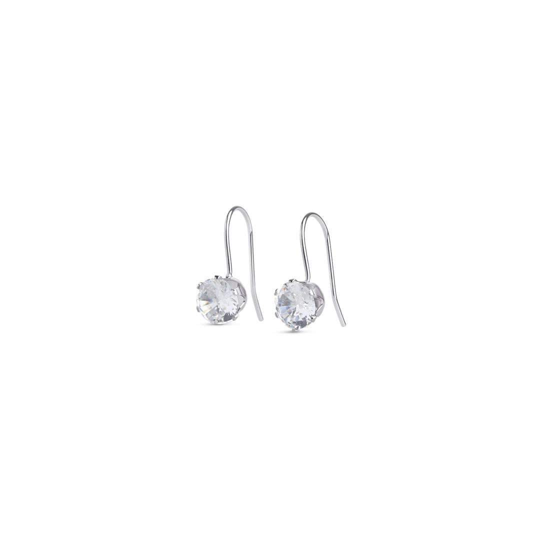 Chelsie - Pendientes de Cristal de Acero Inoxidable